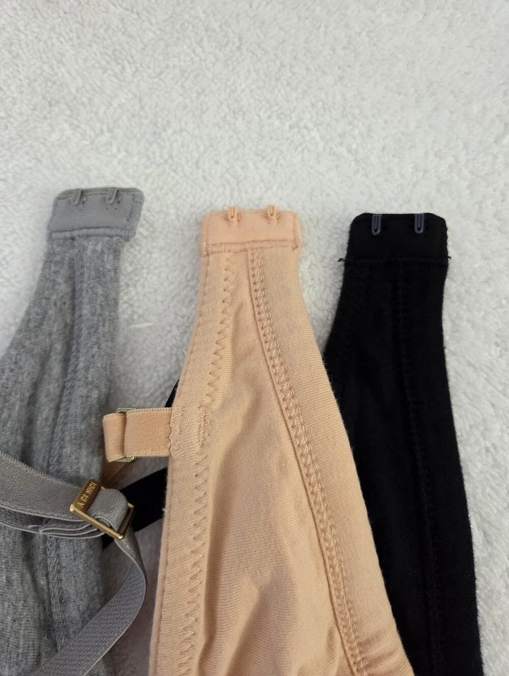 Knickey Triangle Bralette Women's Size Small Bundle Of 3 Organic Cotton - Picture 4 of 12